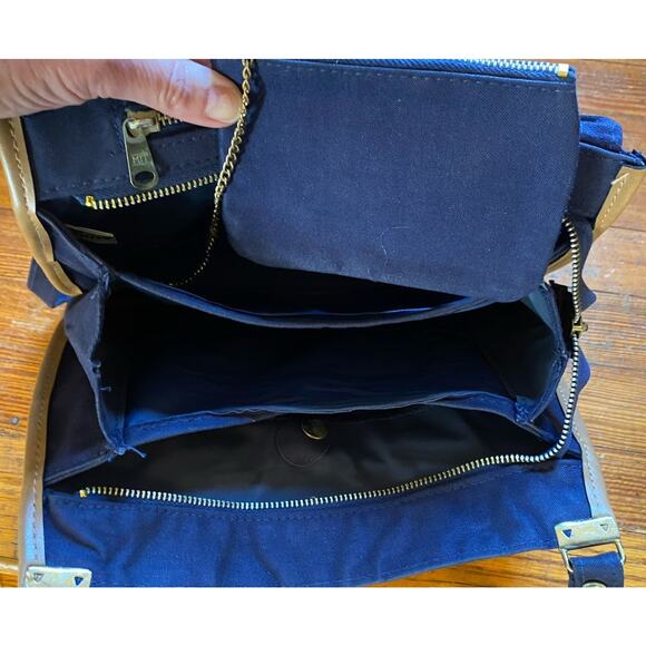 Kangaroo Navy Handbag Women’s Purse - Picture 3 of 11